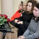 Рідні полеглих нацгвардійців під час церемонії вручення державних нагород.