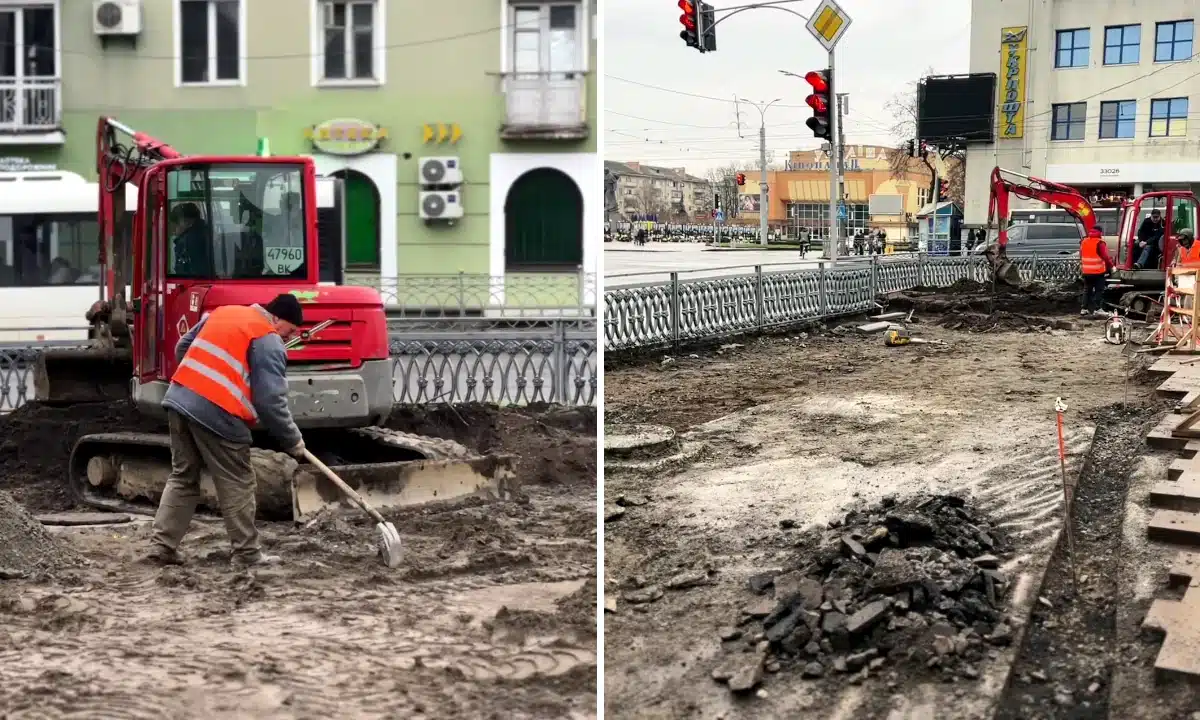 Новий наземний пішохідний перехід облаштують у центрі Рівного Новий пішохідний перехід будують у Рівному.
