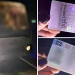 Підроблене посвідчення водія і автобус.