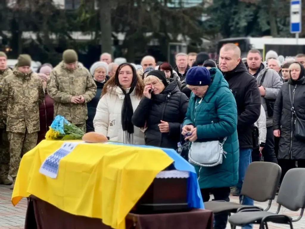 Похорон Віталія Галайка.