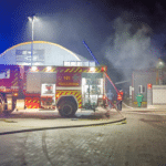 У Рівному вогнеборці врятували СТО від масштабної пожежі Пожежа СТО на Соборній