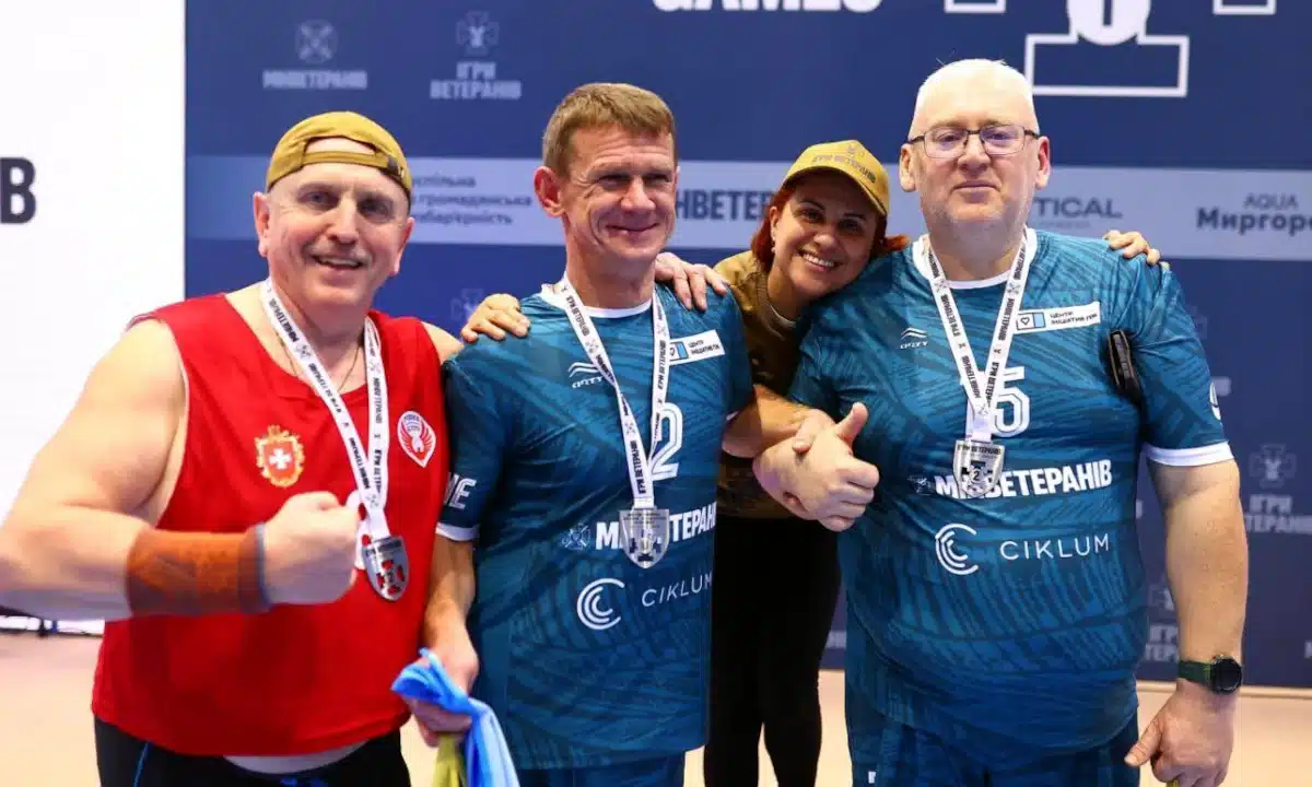 Рівненські ветерани на змаганнях.