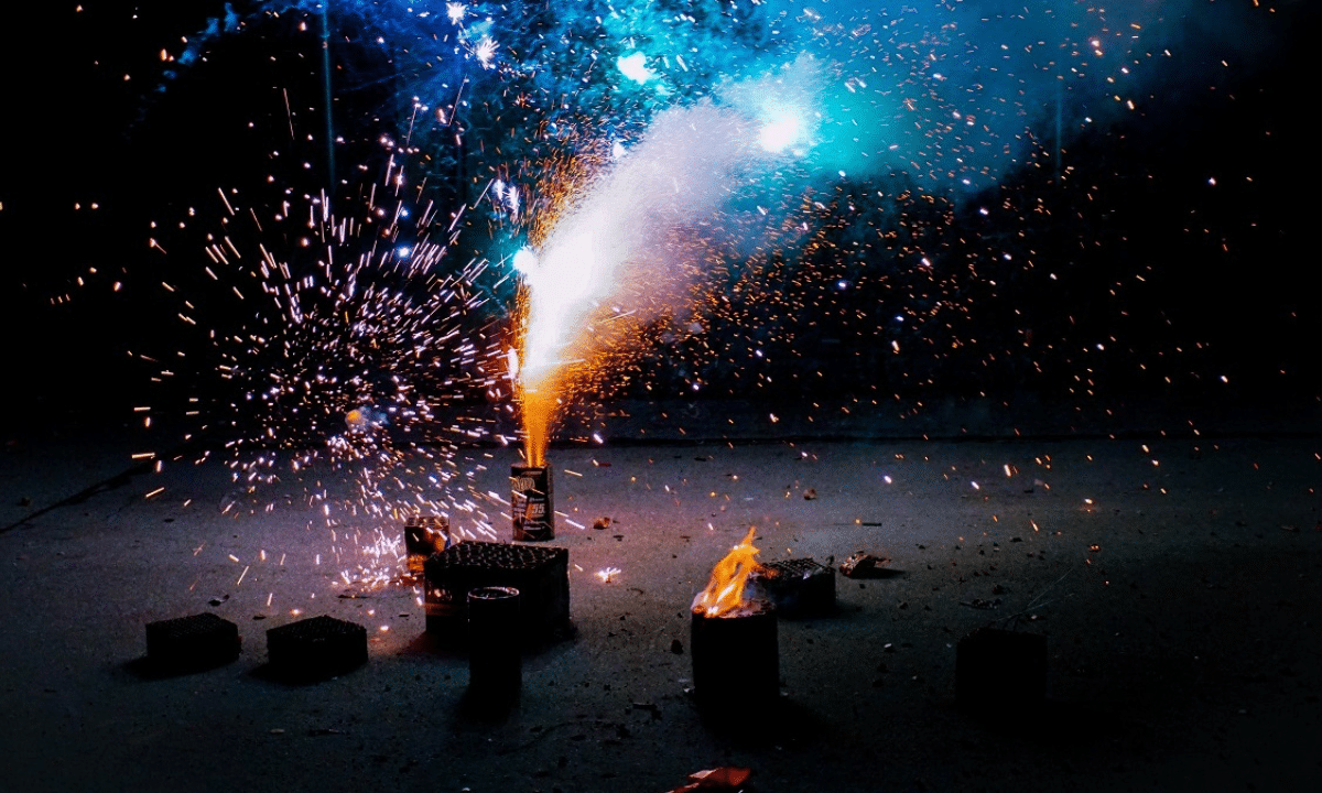 Поліцейський патруль у Рівному під час новорічних свят, феєрверки заборонені.