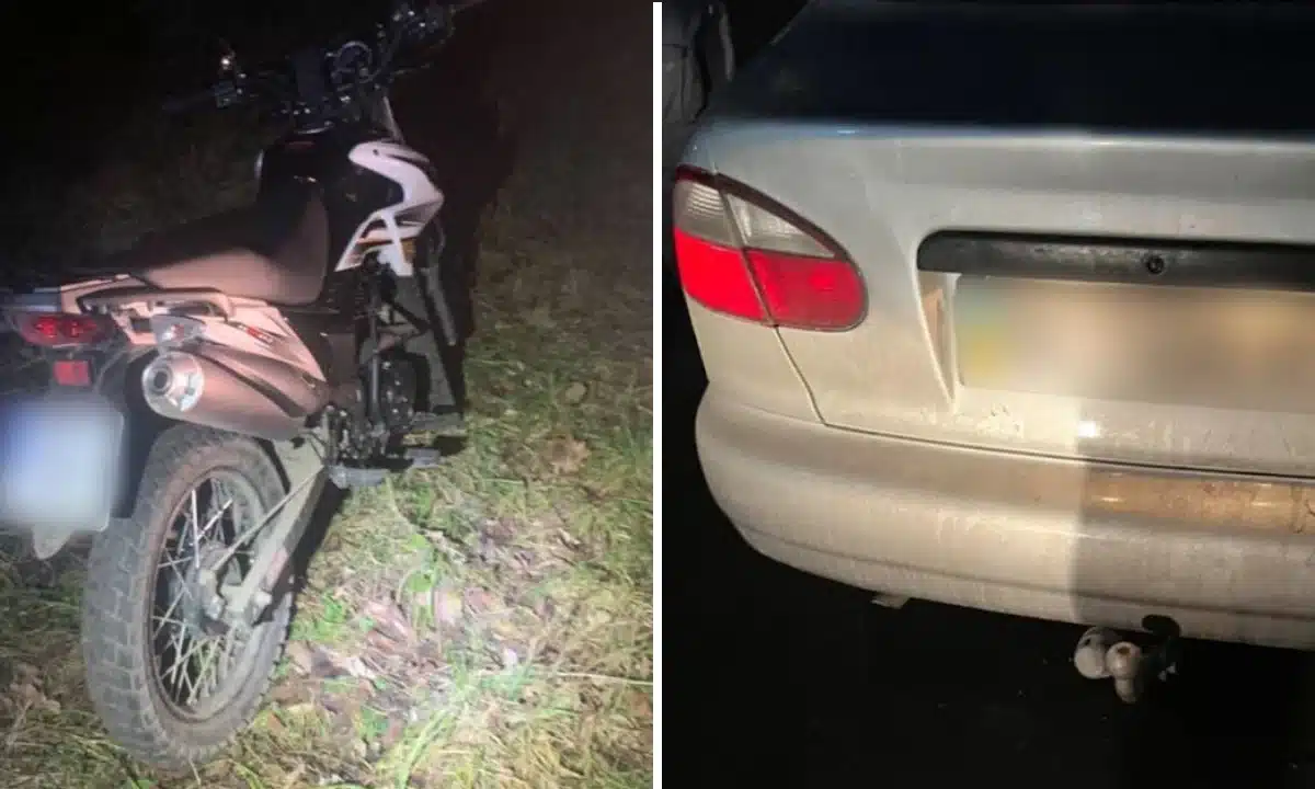 У Сарнах патрульні склали протоколи на двох неповнолітніх водіїв Мотоцикл і авто неповнолітніх водіїв.