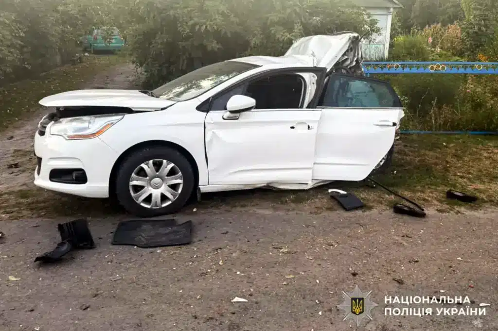 Авто, в якому перебував військовослужбовець.