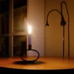 Графіки відключень електроенергії на Рівненщині у суботу, 13 грудня На столі горить у свічнику свічка.