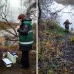 Інспектори перевіряють забруднення річки Случ.