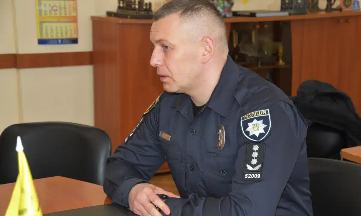 Новий керівник поліції в Гощі Віктор Степанюк.