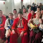 Колядники на благодійному фестивалі у Корці.