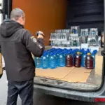 Фальсифікат в мікроавтобусі.