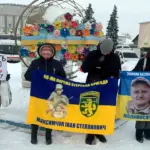 Акція на підтримку зниклих безвісти у Корці.