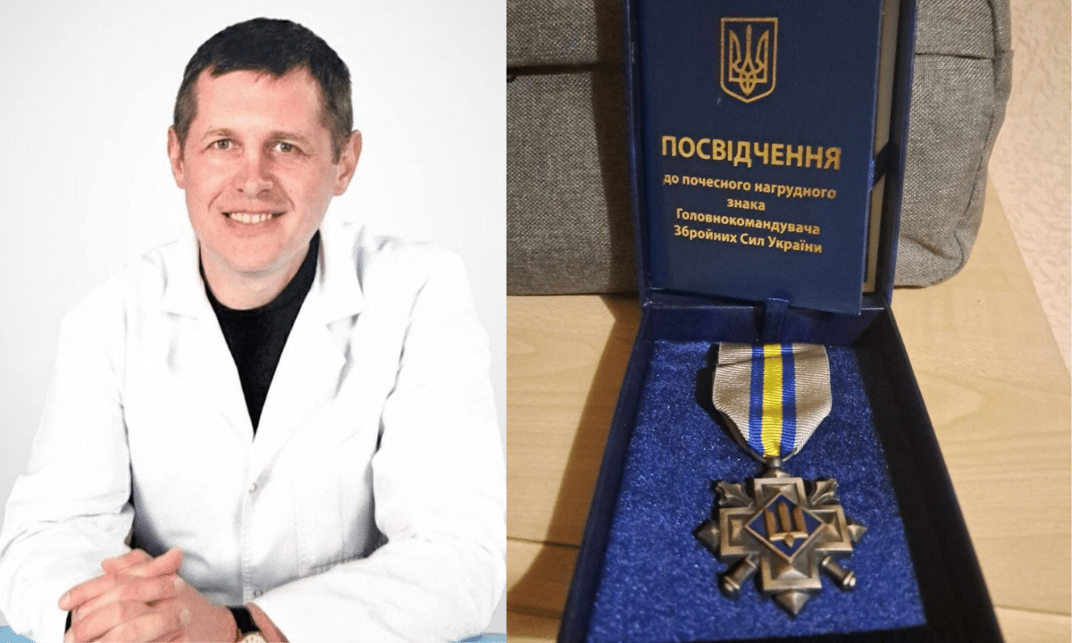 Медик Рівненської обласної дитячої лікарні відзначений державною нагородою