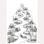 Листівка «Різдвяна дорога»