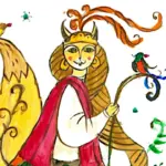 У Рівному покажуть малюнки жінок і дітей із родин полеглих Героїв Частина афіші "Міфічні звірі українських казок".