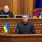 Рада призначила Федорова міністром оборони Михайло Федоров виступає у Верховній Раді перед голосуванням за його кандидатуру.