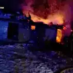 Загоряння вночі на Дубенщині ледь не перекинулося на житловий будинок Пожежа у селі Гірники.