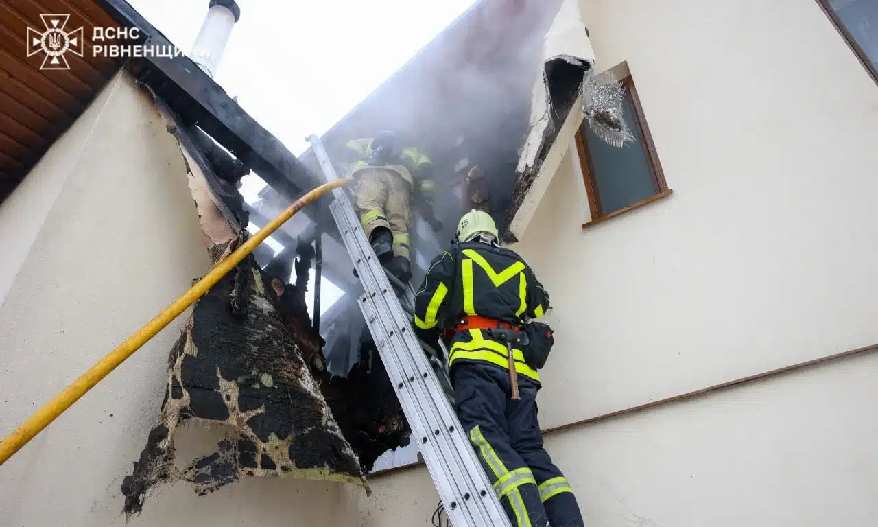 Пожежа у Рівному.
