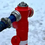 Пожежний гідрант, встановлений у Рівному.