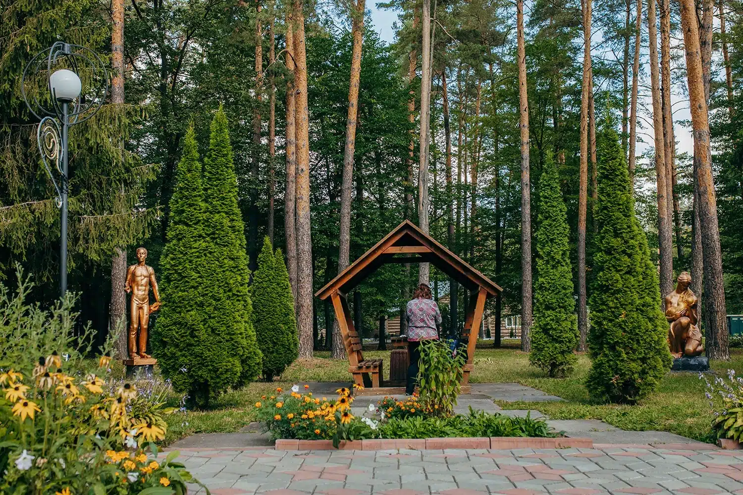 Відпочинковий майданчик в санаторії
