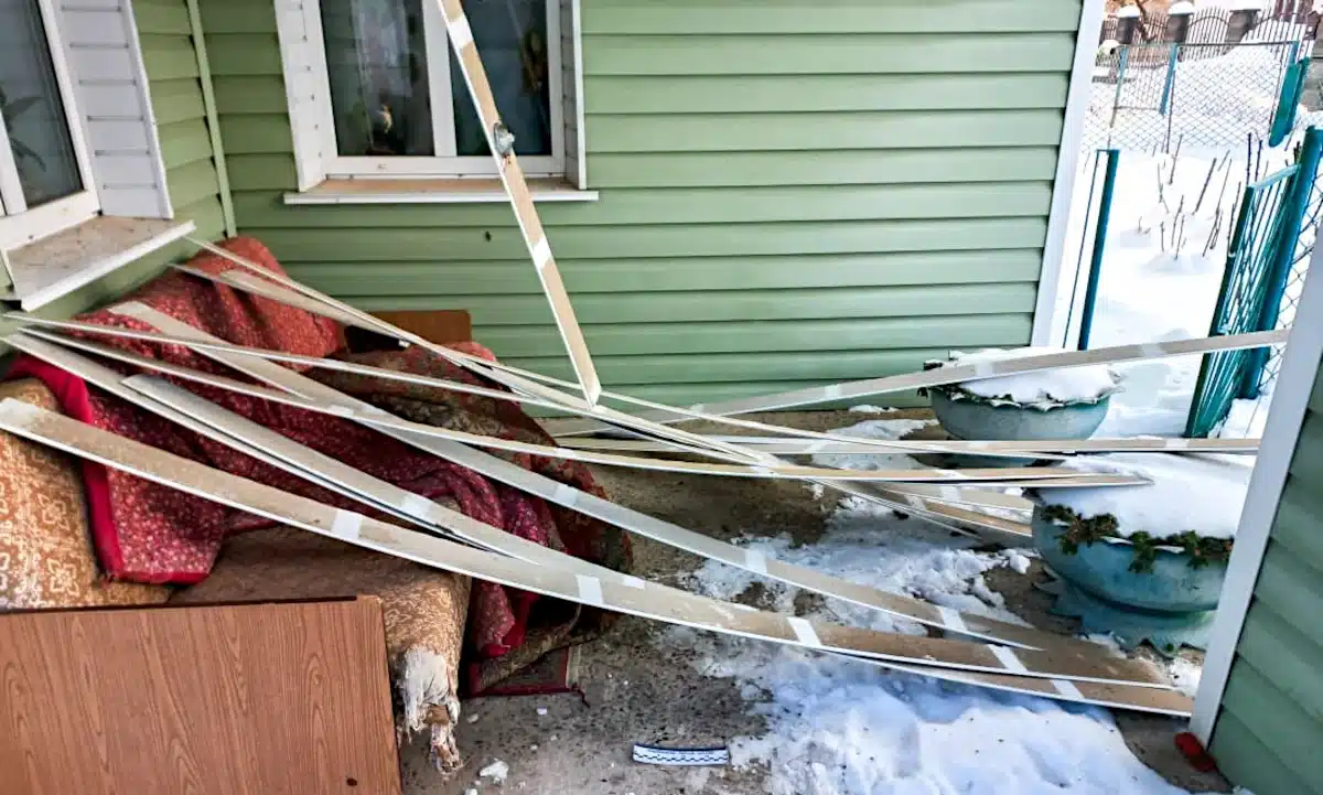 Пошкодження будинку.