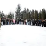 Урочиста церемонія відкриття пам'ятної дошки Дмитру Веремчуку.