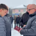 Вручення посмертної нагороди.