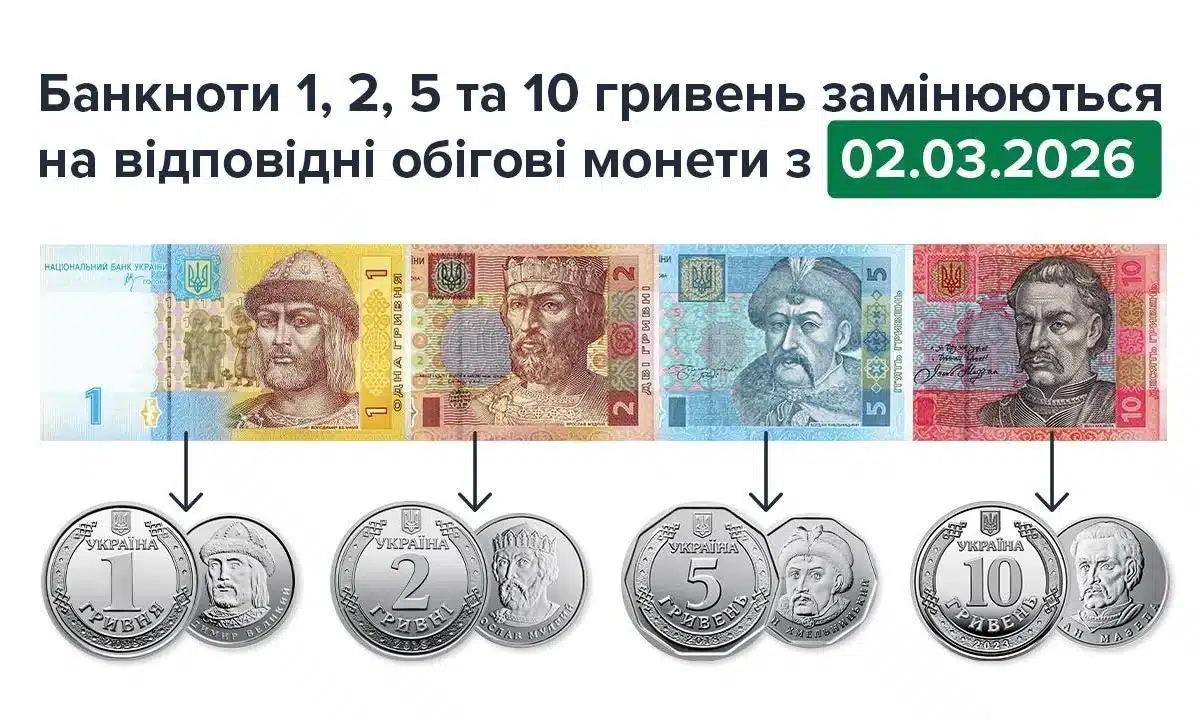 Банкноти, які вилучаються з обігу.