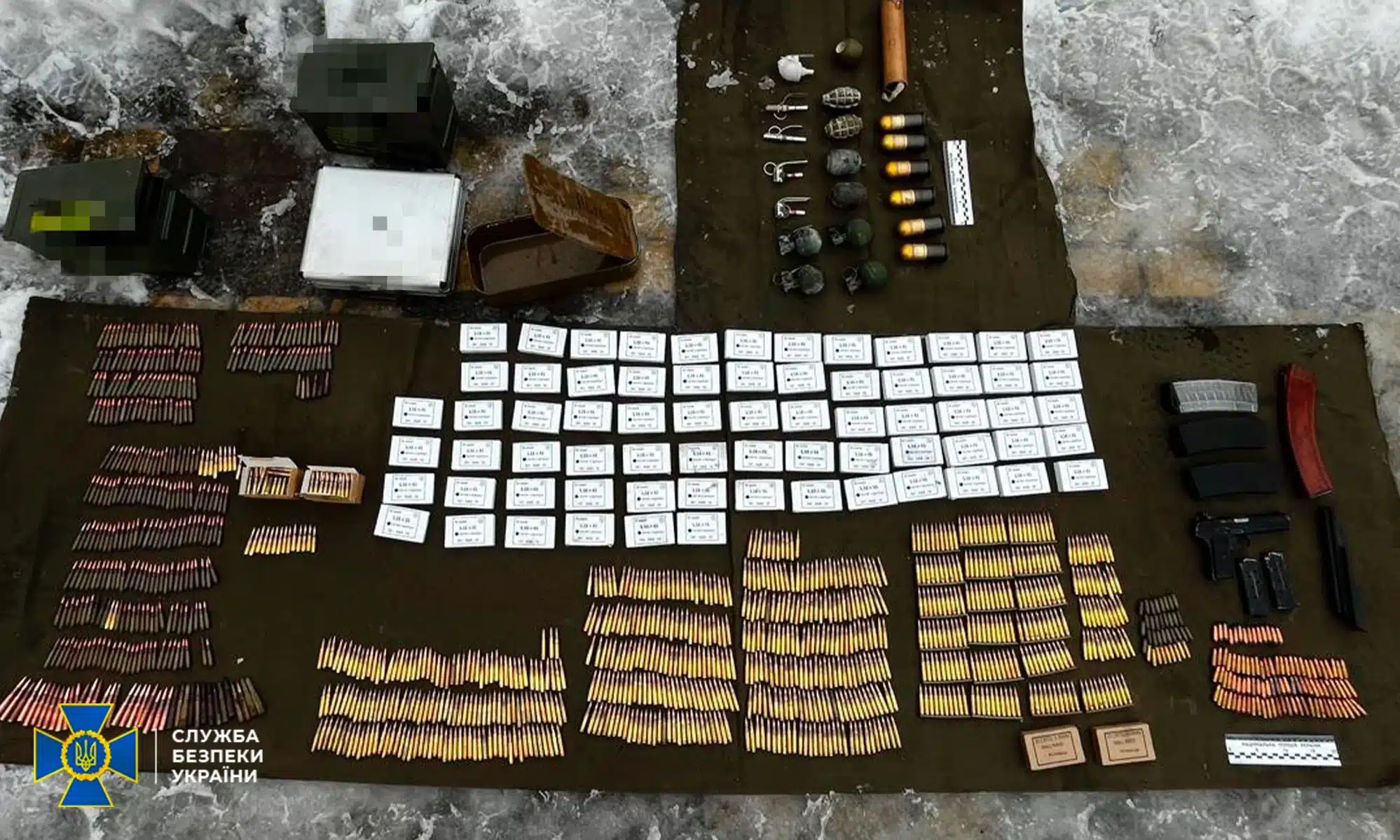 Канал нелегального продажу зброї викрили на Рівненщині Виявлені боєприпаси.