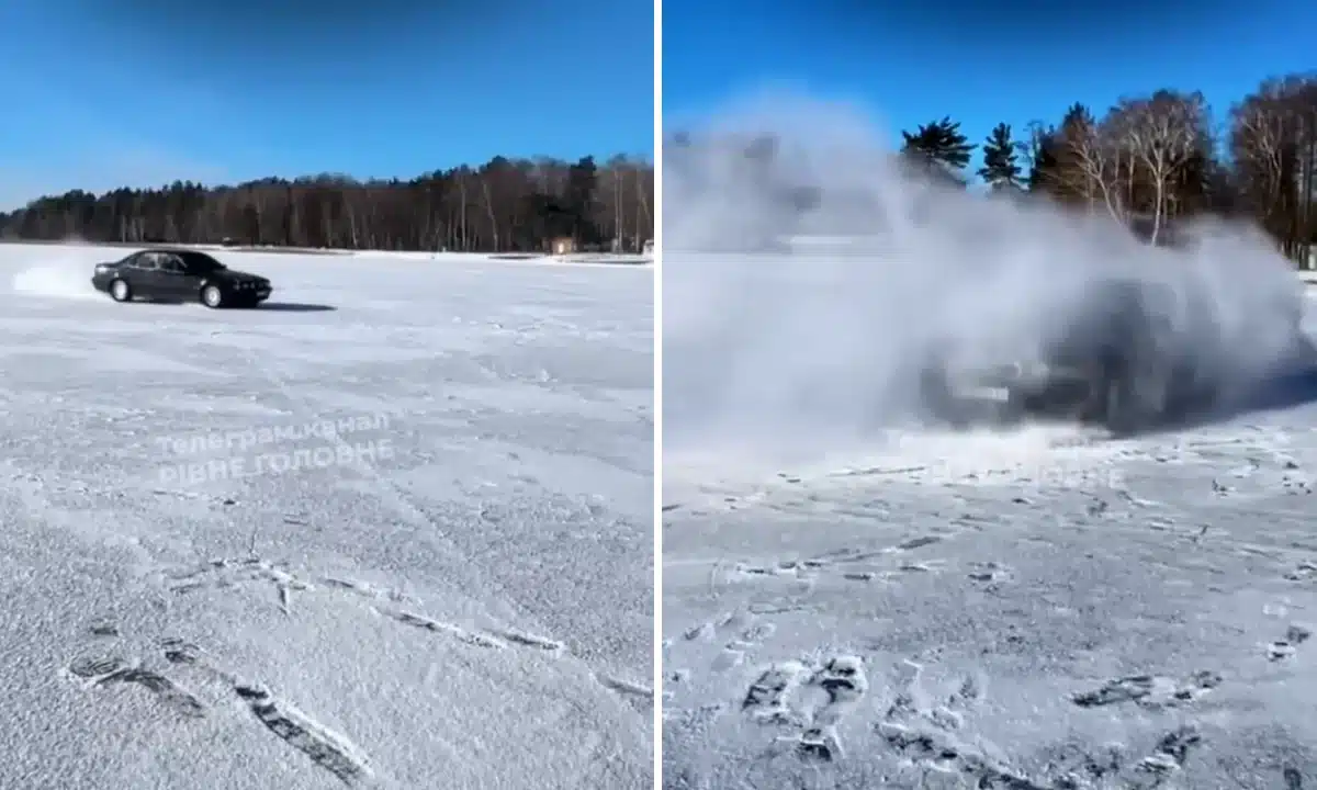 Дрифт на озері Біле.