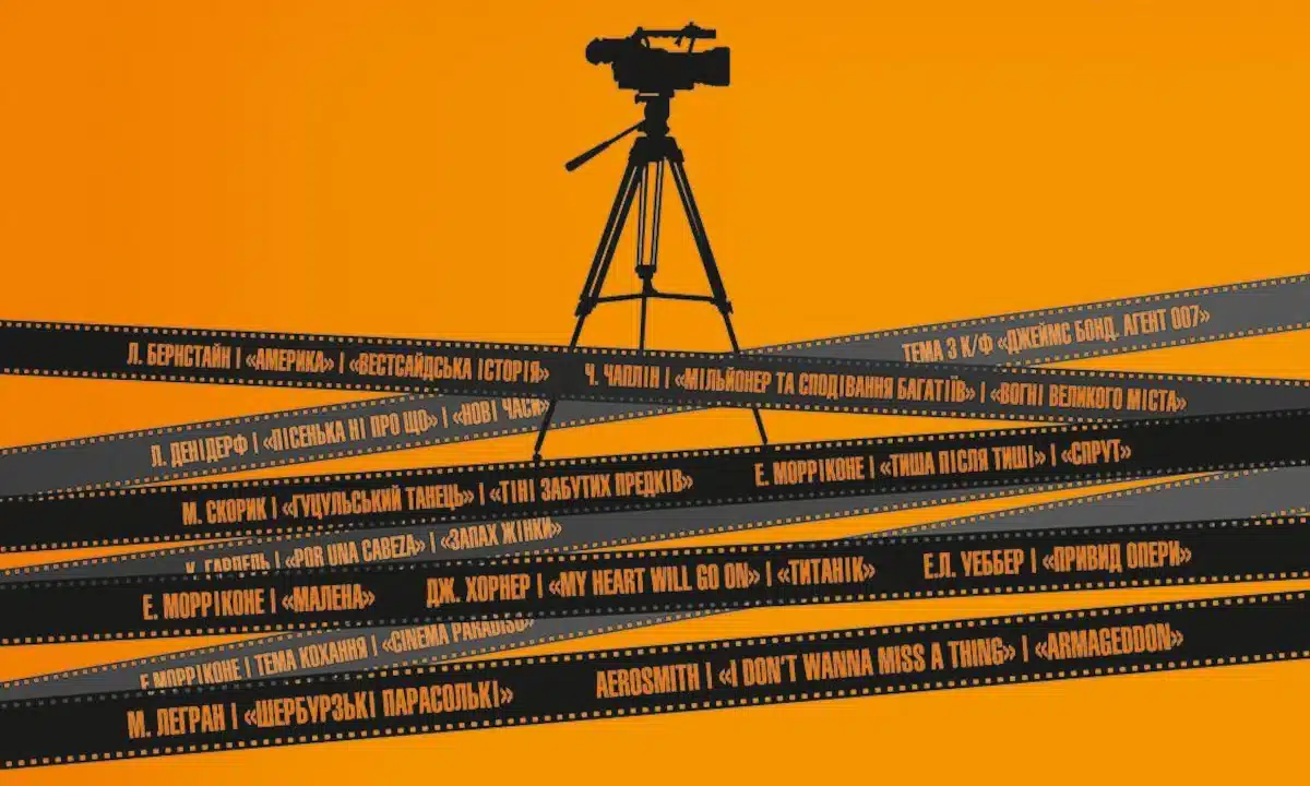 Афіша концерту "Кіноманія" в Рівному.