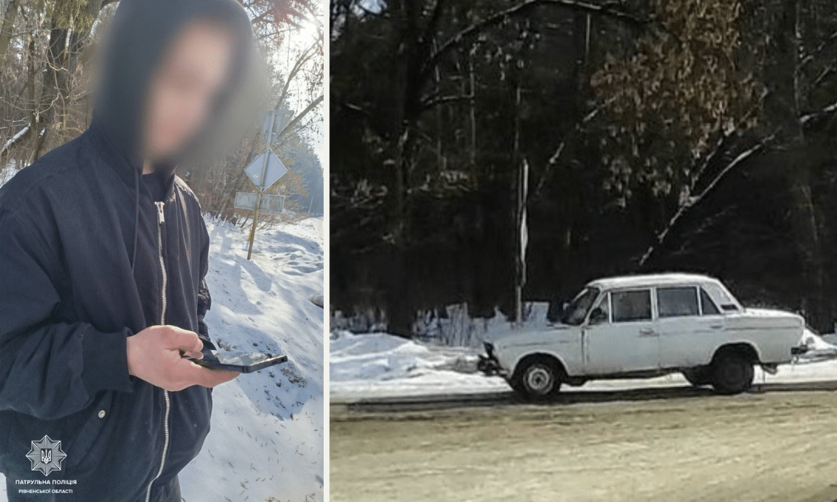 У Радивилові патрульні зупинили авто з 15-річним керманичем 15-річний хлопець, який не має права керування транспортними засобами.