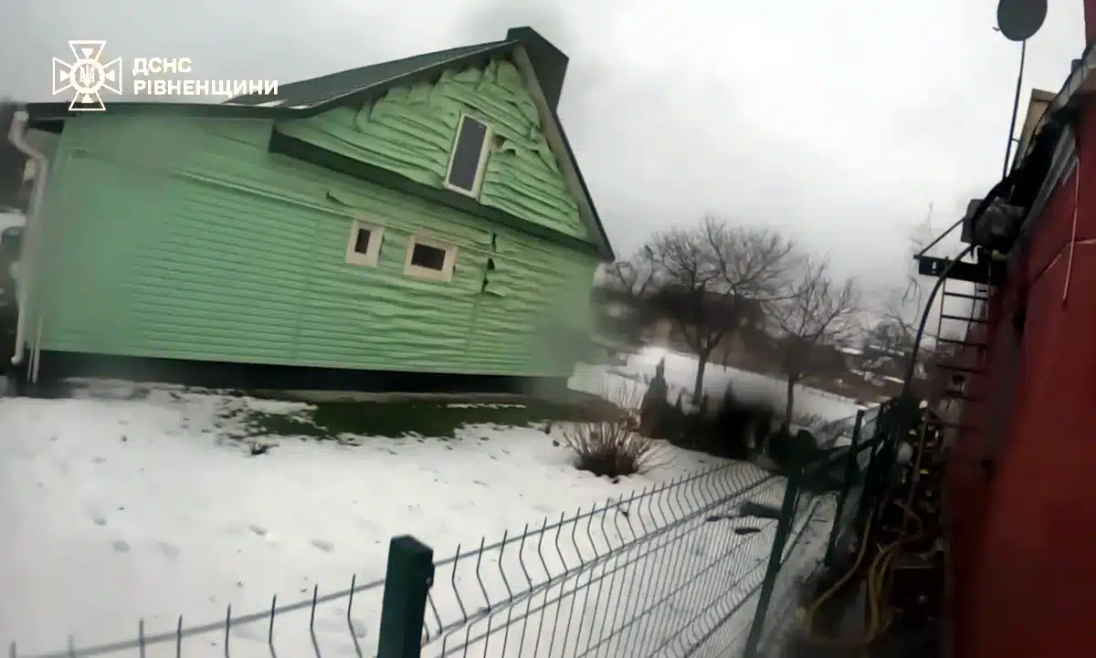 Будинок в якому сталося загоряння.