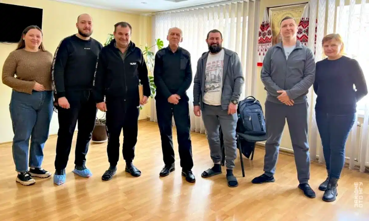 Під час зустрічі з нацгвардійцями.