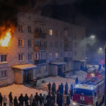 Нічний порятунок у Костополі: з димової пастки вивели родину з дитиною Пожежа у багатоповерхівці в Костополі та евакуація мешканців