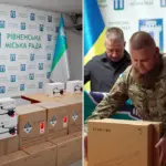 Понад пів сотні одиниць техніки отримали військові від Рівненської громади Передача допомоги військовим у Рівненській міськраді.