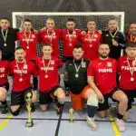 Лікарі з Рівного стали чемпіонами України з футзалу 2026 Збірна лікарів Рівного на чемпіонаті України з футзалу.