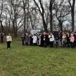 Присутні під час відзначення річниці бою у Микитових Ровах.