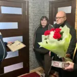 У Гощанській громаді відзначили військового медаллю «За поранення» Передача Сергію Бізюку нагороди.