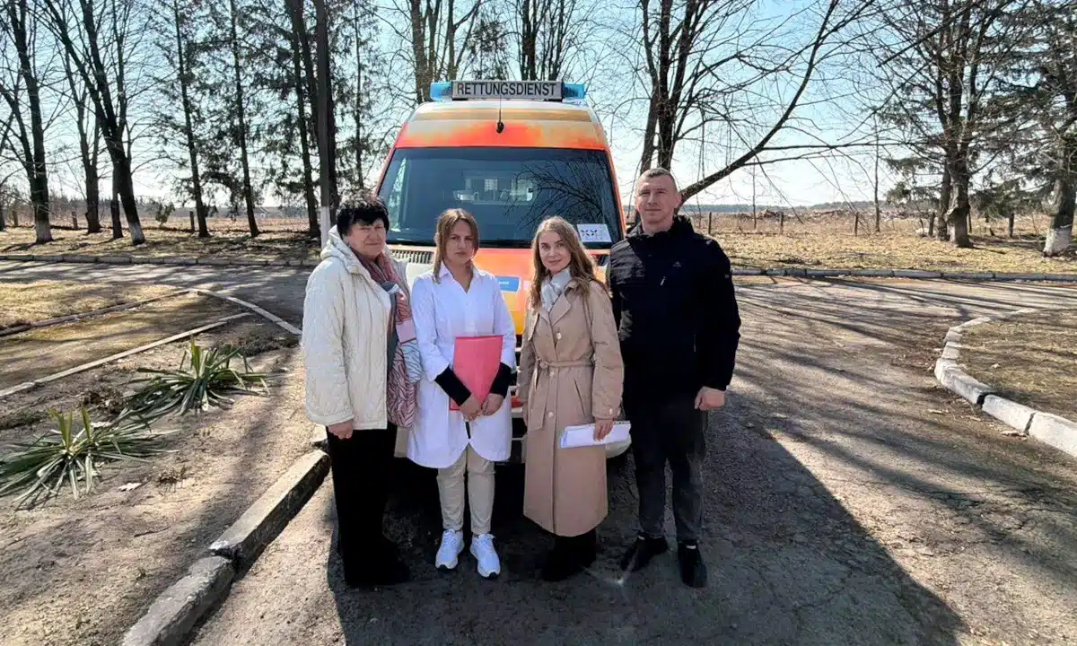 Авто швидкої допомоги для Висоцької громади.