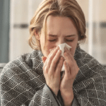 На Рівненщині знизилася захворюваність на грип і ГРВІ Хвора жінка.