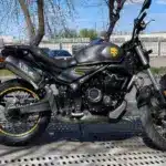 Мотоцикл на евакуаторі.