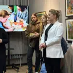 Відкриття виставки у музеї.