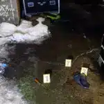 Місце скоєння злочину зі знаряддям злочину.