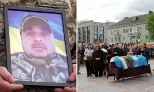 На вічний спочинок у Рівному провели Володимира Мартинюка