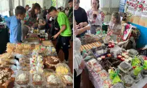 У Веснянському старостаті Корецької громади пройшов благодійний ярмарок для підтримки ЗСУ