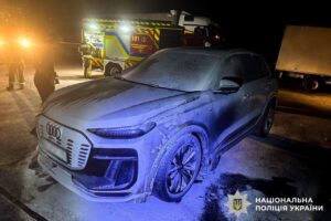 У Рівному підпалили Audi Q6 e-tron: поліція шукає причетних