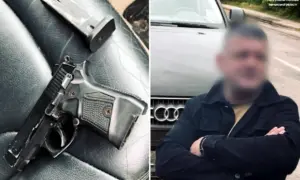 У Сарнах під час перевірки авто виявили пістолет без документів