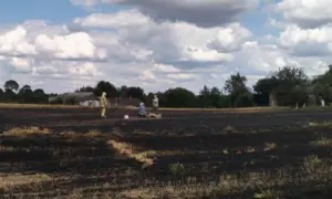 На Дубенщині на місці загоряння післяжнивних залишків загинула 89-річна жінка