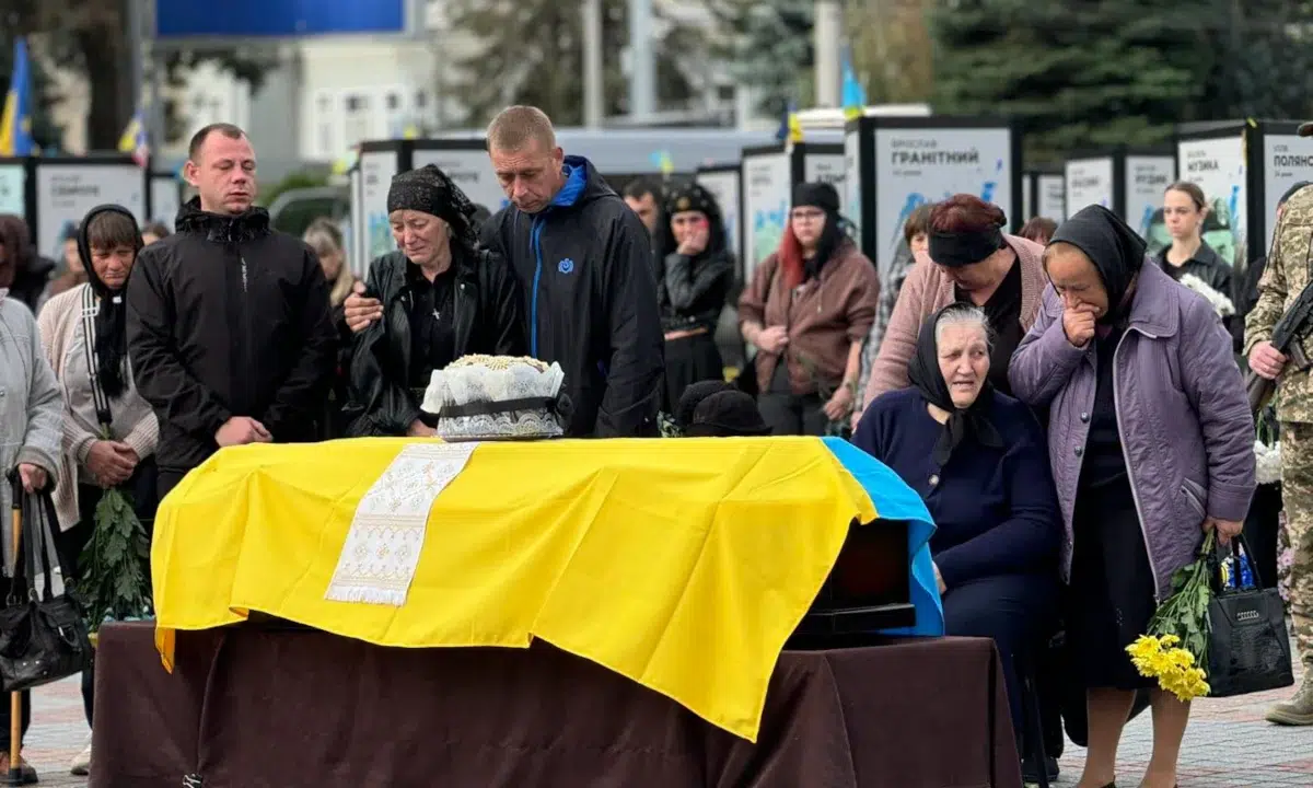 Похорон Євгенія Ткача.